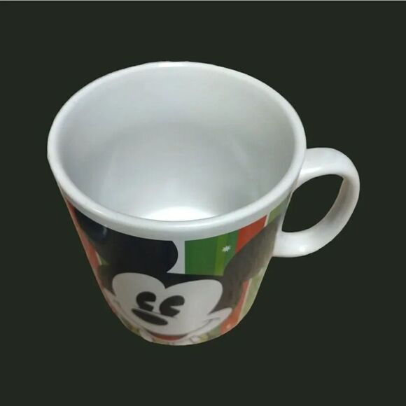 Disney Galerie Red Green Mickey Mouse Oversized 32oz Ceramic Coffee Mug - Picture 7 of 11